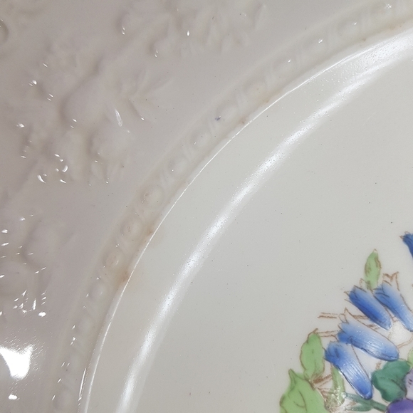 Vintage Wedgwood Wellesley Tintern pattern 11" dinner plate. - Picture 8 of 8